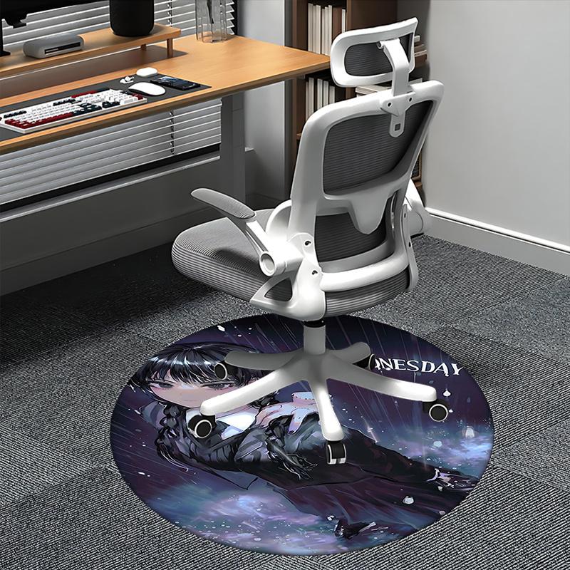 Wednesday Addams,Gothic Anime Character Chair mat Round Rug Office carpet, Non slip, Suitable for Living Rooms, Bedrooms,Decor1205878a 80cm by 80cm
Wednesday Addams,Gothic Anime Character Chair mat Round Rug Office carpet, Non slip, Suitable for Living Rooms, Bedrooms,Decor1205878a 80cm by 80cm