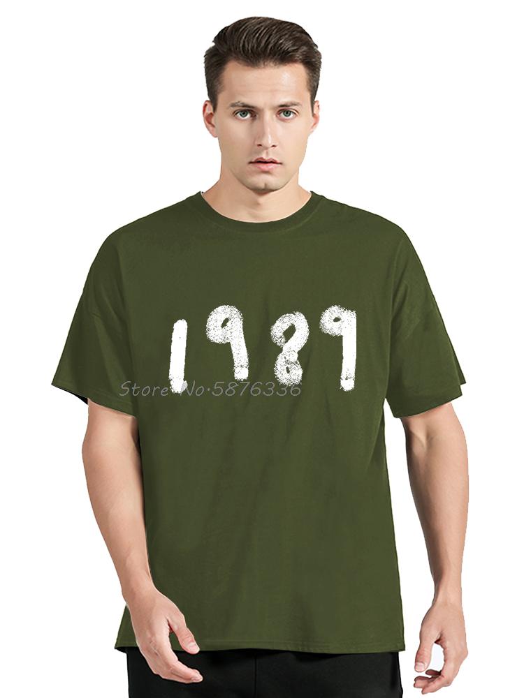 Born 1989 TShirt Fashion Summer Tshirt Unisex Cotton Tops Tees Loose Oneck T Shirt Oversized Casual Tshirt Men Clothing 4XL
Born 1989 TShirt Fashion Summer Tshirt Unisex Cotton Tops Tees Loose Oneck T Shirt Oversized Casual Tshirt Men Clothing 4XL