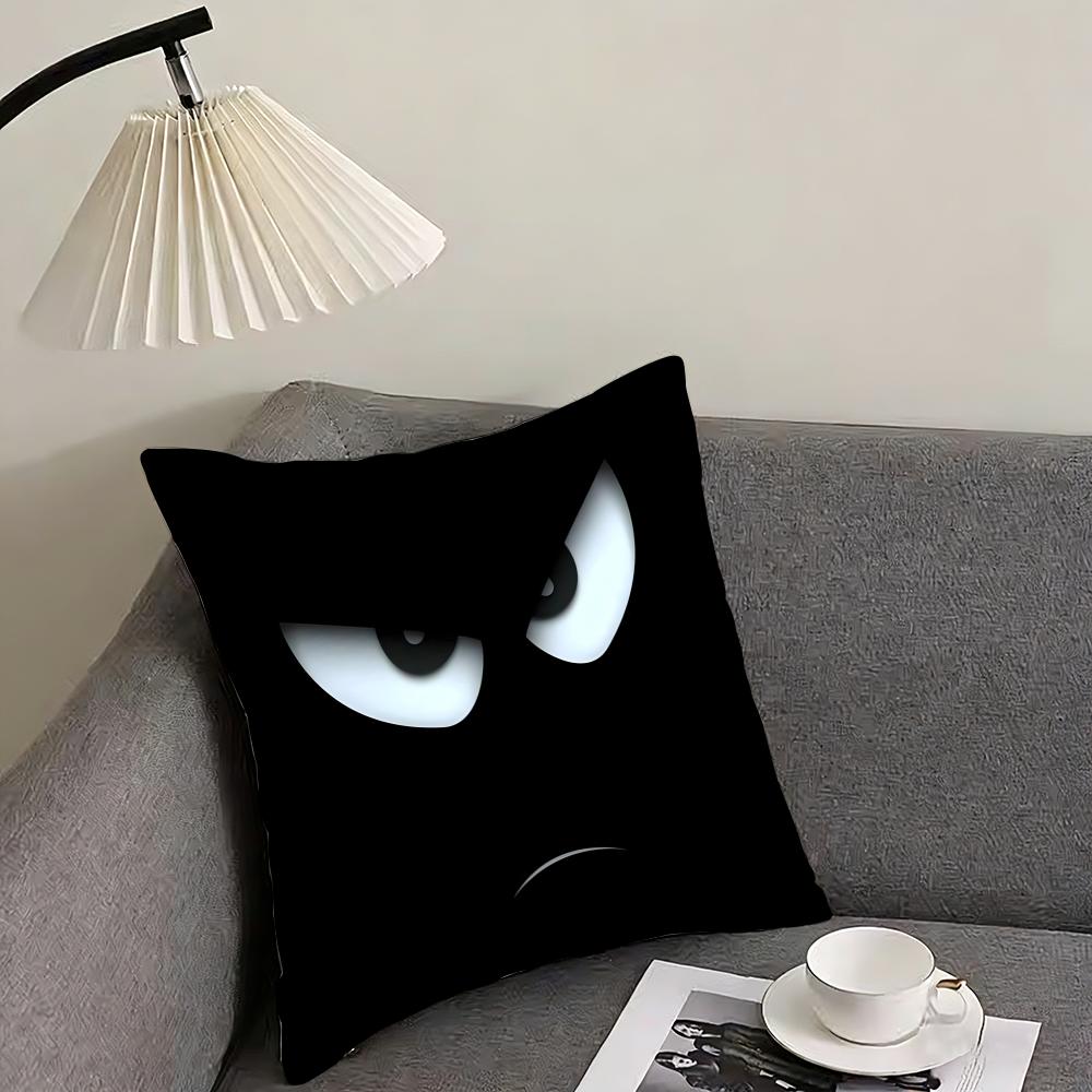 Black Emoticons Cool Cushion Cover Pillowcase Ultra Soft Skin Friendly Fabric Cloud Like Comfort Concealed Zipper 30x30cm
Black Emoticons Cool Cushion Cover Pillowcase Ultra Soft Skin Friendly Fabric Cloud Like Comfort Concealed Zipper 30x30cm