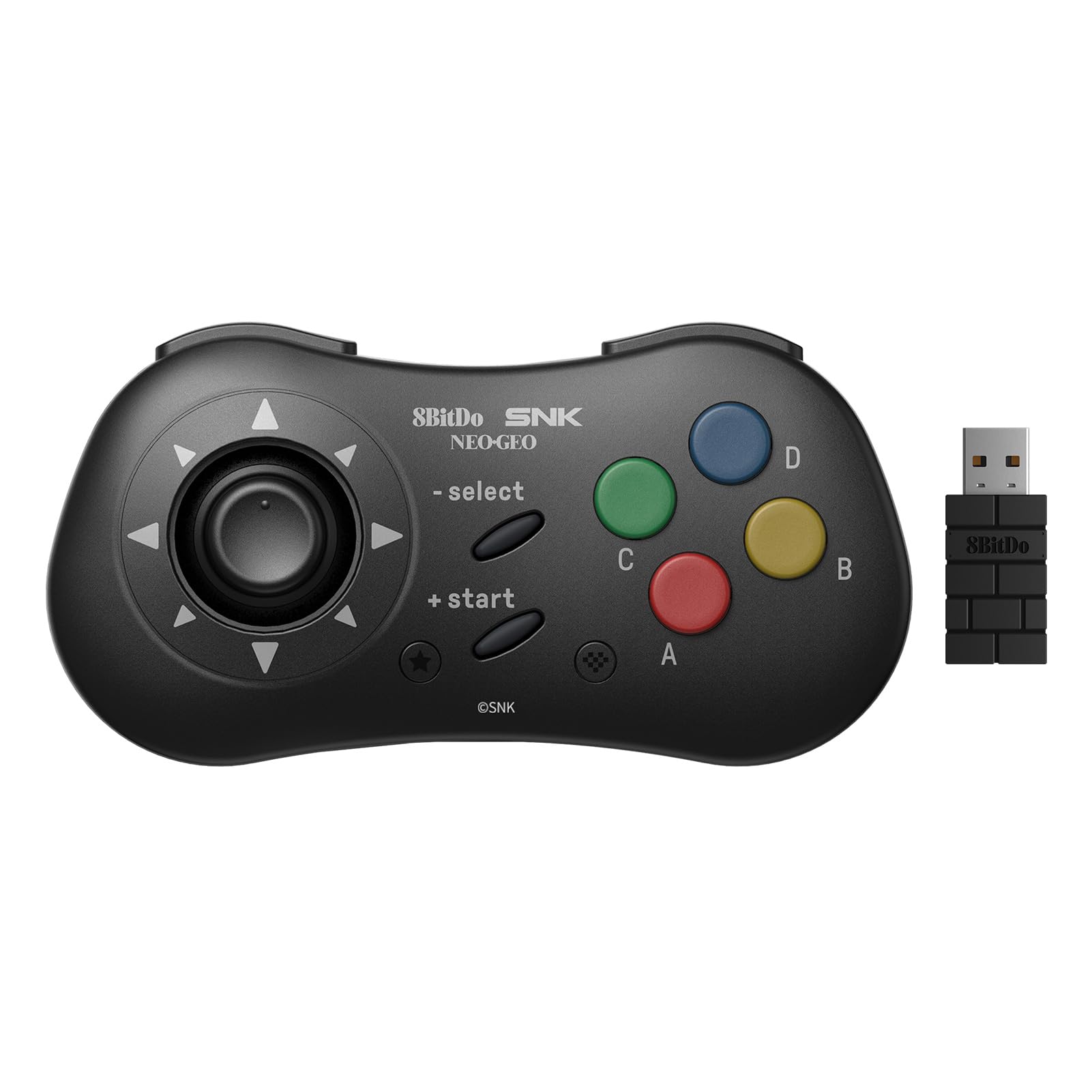 Бездротовий контролер 8Bitdo NEOGEO для NEOGEO mini із класичним джойстиком Click Офіційно ліцензовано SNK Windows, Android, - (Чорний)
Бездротовий контролер 8Bitdo NEOGEO для NEOGEO mini із класичним джойстиком Click Офіційно ліцензовано SNK Windows, Android, - (Чорний)