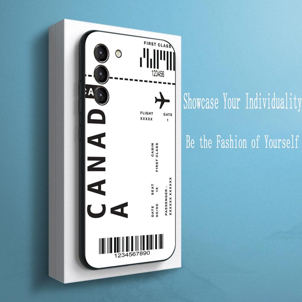Plane ticket Fashion creative design Phone Case For Samsung Galaxy S25 S24 S23 S22 S21 S20 Plus Ultra Note20 Soft Black Samsung S22
Plane ticket Fashion creative design Phone Case For Samsung Galaxy S25 S24 S23 S22 S21 S20 Plus Ultra Note20 Soft Black Samsung S22