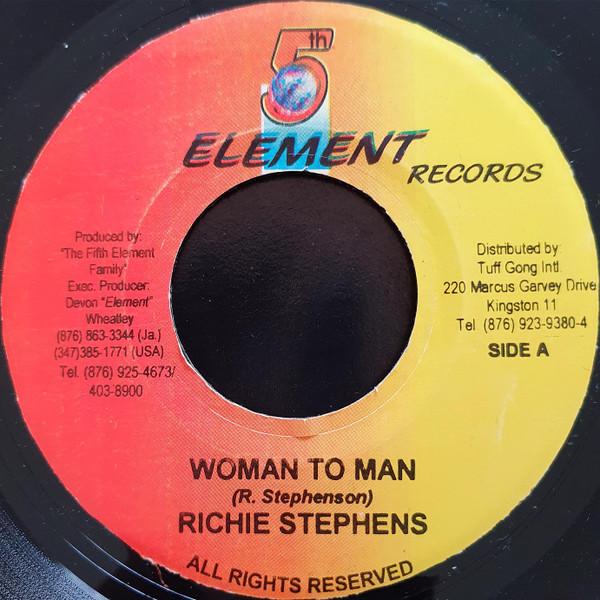 7inch Record RICHIE STEPHENS - Woman To Man NONE 5th Element Rec Jamaica Reggae, Ska & Dub Used
7inch Record RICHIE STEPHENS - Woman To Man NONE 5th Element Rec Jamaica Reggae, Ska & Dub Used