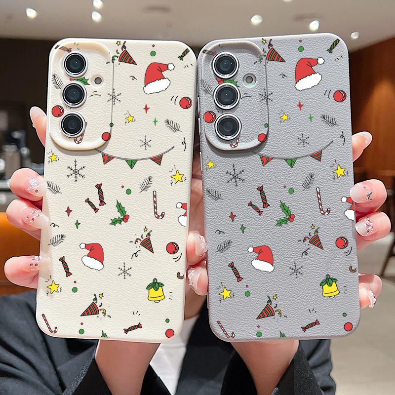 Веселый рождественский подарок Санта-принт тонкий чехол для Samsung S24 FE S23 S22 Ultra A55 A16 A15 A54 A35 матовая кожа текстура TPU мягкий противоударный чехол для телефона Samsung S24 FE чёрный
Веселый рождественский подарок Санта-принт тонкий чехол для Samsung S24 FE S23 S22 Ultra A55 A16 A15 A54 A35 матовая кожа текстура TPU мягкий противоударный чехол для телефона Samsung S24 FE чёрный