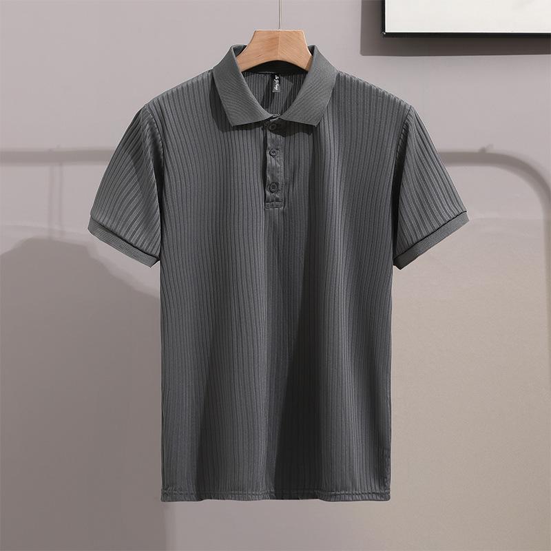 Мужская классическая полосатая рубашка-поло Slim Fit Ice Silk — летний стиль в европейском и американском стиле M темно серый
Мужская классическая полосатая рубашка-поло Slim Fit Ice Silk — летний стиль в европейском и американском стиле M темно серый