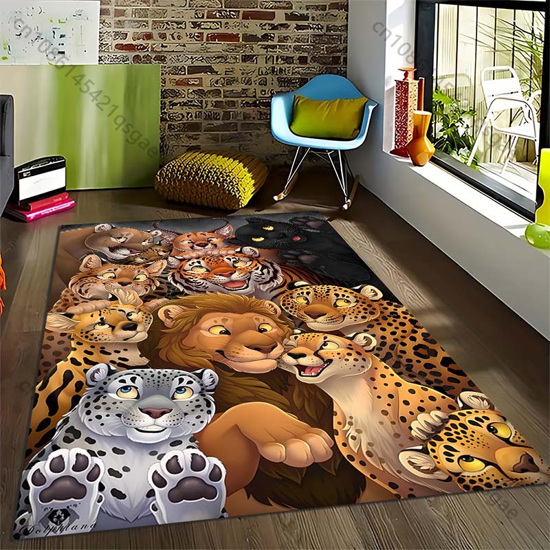 1PC Tiger Leopard Lion Printed Carpet for Living Room Bedroom Bedside Bathroom Floor Mat Area Rug Sofa Mat Home Decor 40cm x 60cm
1PC Tiger Leopard Lion Printed Carpet for Living Room Bedroom Bedside Bathroom Floor Mat Area Rug Sofa Mat Home Decor 40cm x 60cm