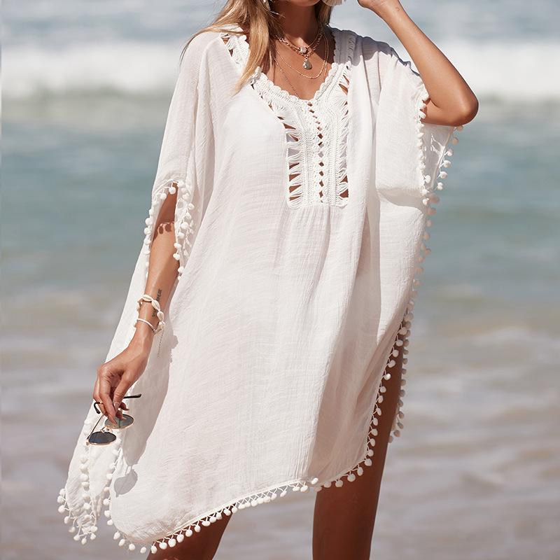 European & American Solid Color Crochet-Trim Beach Cover-Up Dress One Size чёрный
European & American Solid Color Crochet-Trim Beach Cover-Up Dress One Size чёрный