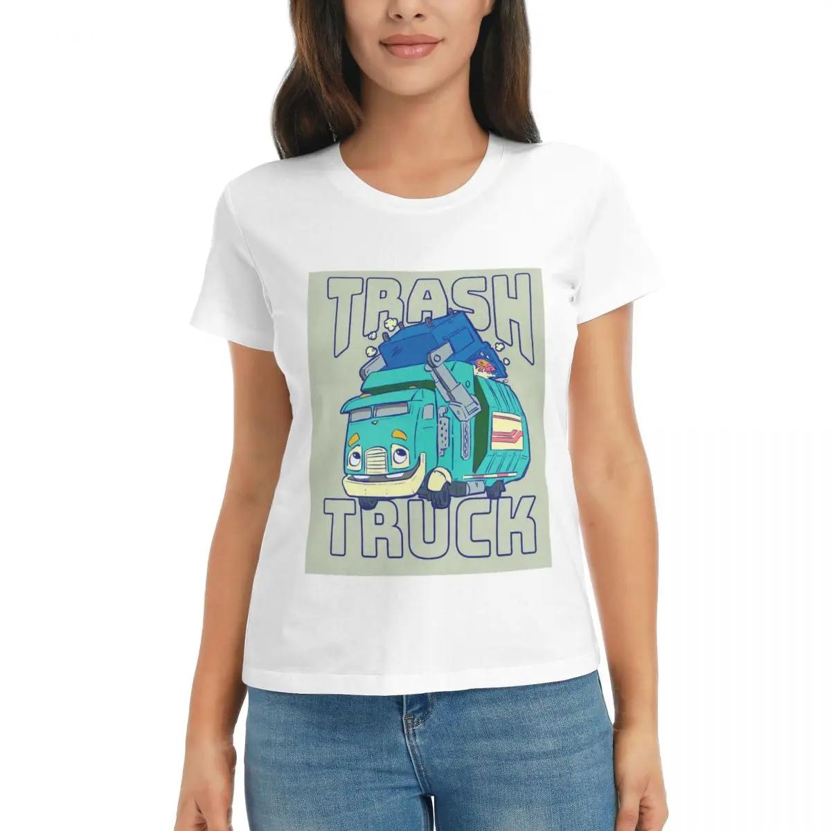 Women TShirt Trash Truck Cartoon Netflix Summer Short Sleeve Tees Round Neck Cotton T Shirts Clothes Tops Streetwear S
Women TShirt Trash Truck Cartoon Netflix Summer Short Sleeve Tees Round Neck Cotton T Shirts Clothes Tops Streetwear S