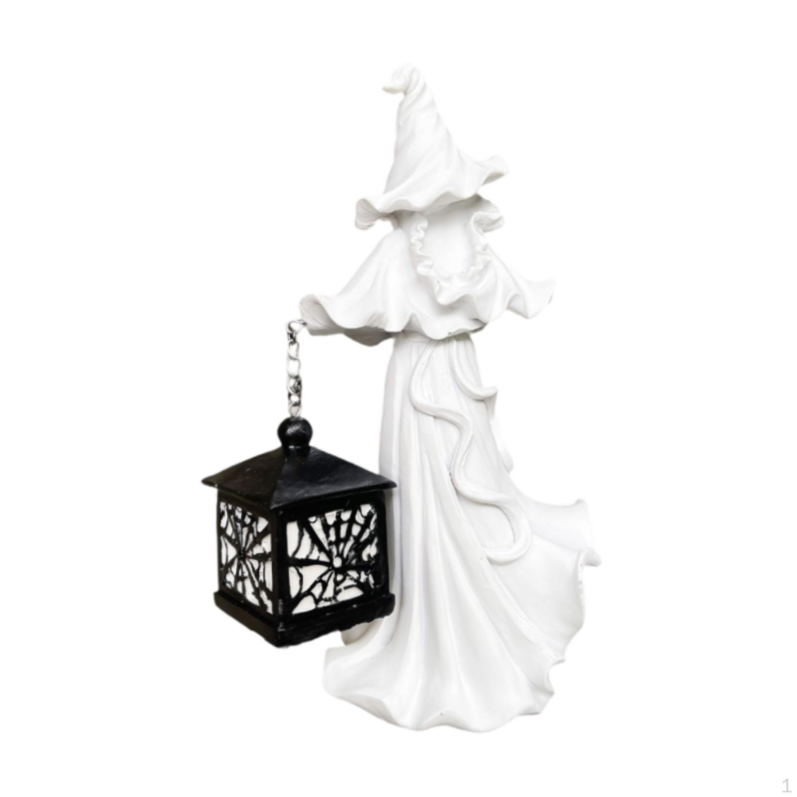 Enchanting Witch Lamp Figurine for Spooky Home Decor білий
Enchanting Witch Lamp Figurine for Spooky Home Decor білий