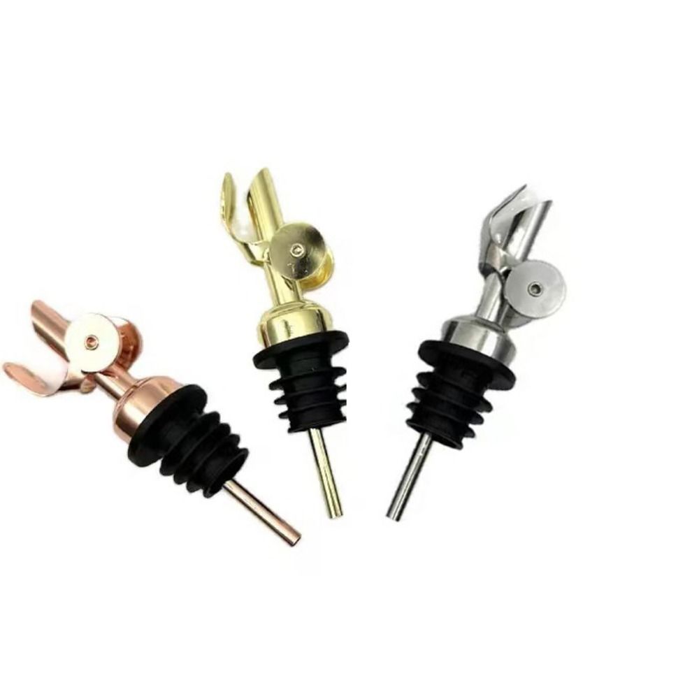 3pcs Stainless Steel Liquor Bottle Pourers Flip Top Drink Wine Stopper Kitchen Supplies 3pcs silver
3pcs Stainless Steel Liquor Bottle Pourers Flip Top Drink Wine Stopper Kitchen Supplies 3pcs silver