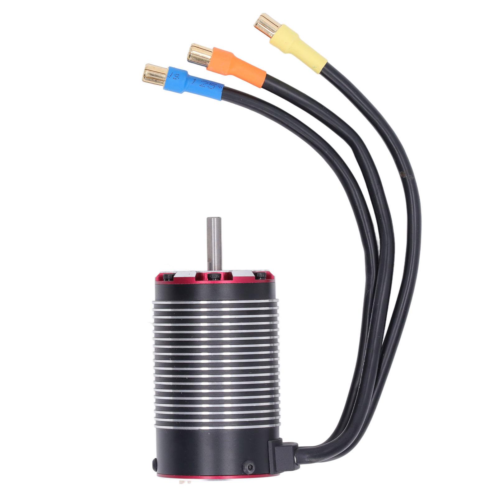 RC Motor 4268 2450KV 4 Poles Sensorless Brushless Motor with Temperature Control Port for 1 8 Remote Control Cars
RC Motor 4268 2450KV 4 Poles Sensorless Brushless Motor with Temperature Control Port for 1 8 Remote Control Cars