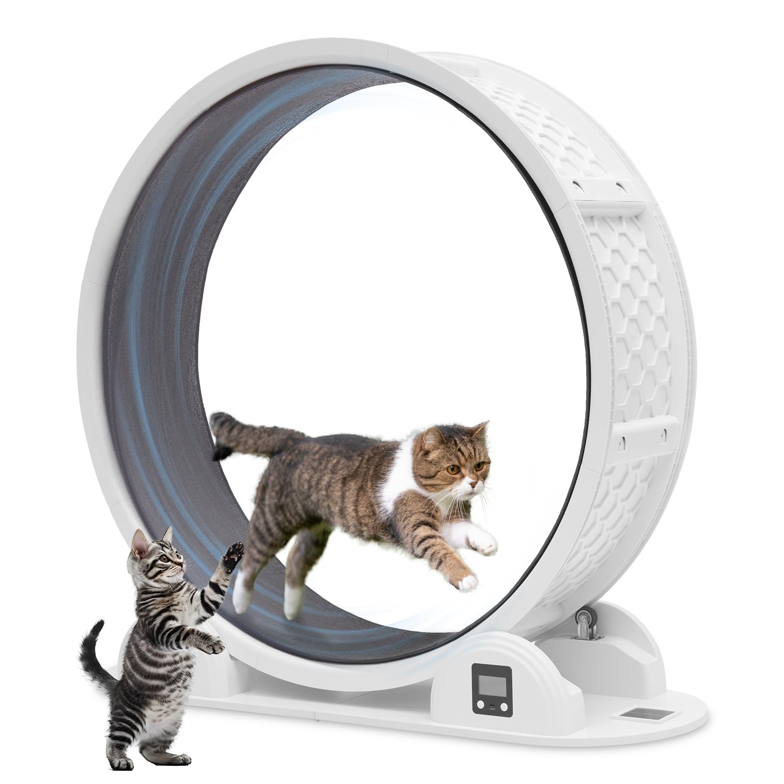HOVONO Cat Wheel with Very Simple and Quick Cat Room Cat Exercise Running Cat Low To Relieve Lack of Exercise for Indoor Cats Pedometer, Installation, белый
HOVONO Cat Wheel with Very Simple and Quick Cat Room Cat Exercise Running Cat Low To Relieve Lack of Exercise for Indoor Cats Pedometer, Installation, белый