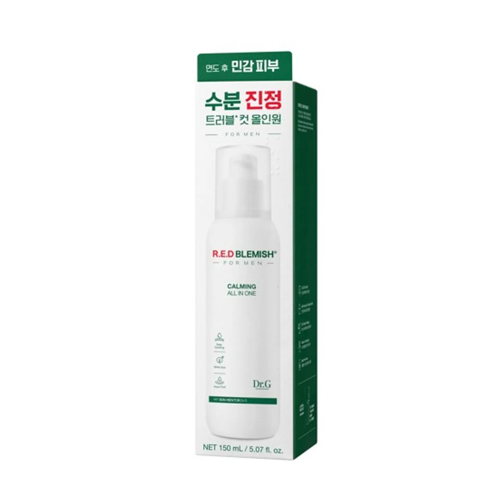 Dr.G Green Mild Red Blemish For Men Soothing All-in-One – 150ml 150ml
Dr.G Green Mild Red Blemish For Men Soothing All-in-One – 150ml 150ml
