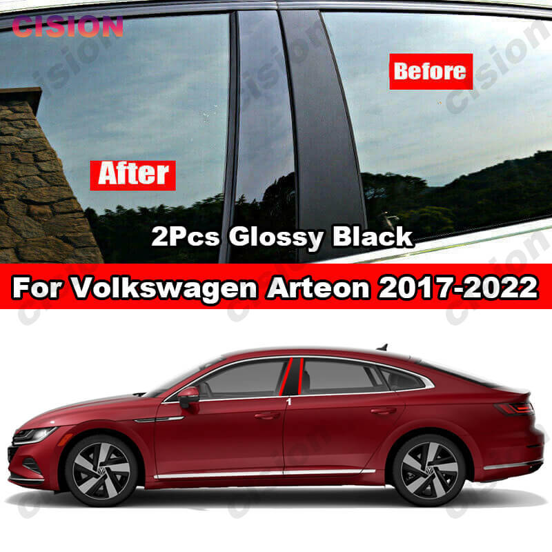 Для Volkswagen VW Arteon 2017-2022 боковые двери автомобиля, оконные стойки, накладка, зеркальный эффект, глянцевый черный материал ПК
Для Volkswagen VW Arteon 2017-2022 боковые двери автомобиля, оконные стойки, накладка, зеркальный эффект, глянцевый черный материал ПК