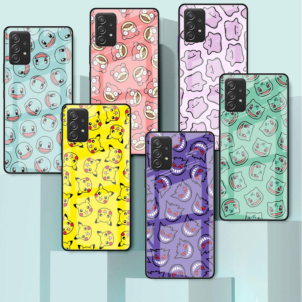 Стеклянный чехол для Samsung Galaxy A52 A71 A50 A51 A70 A21s A31 A72 A10 A12 A30 A22 5G, чехол для телефона с изображением Покемона Пикачу и мультфильма
Стеклянный чехол для Samsung Galaxy A52 A71 A50 A51 A70 A21s A31 A72 A10 A12 A30 A22 5G, чехол для телефона с изображением Покемона Пикачу и мультфильма