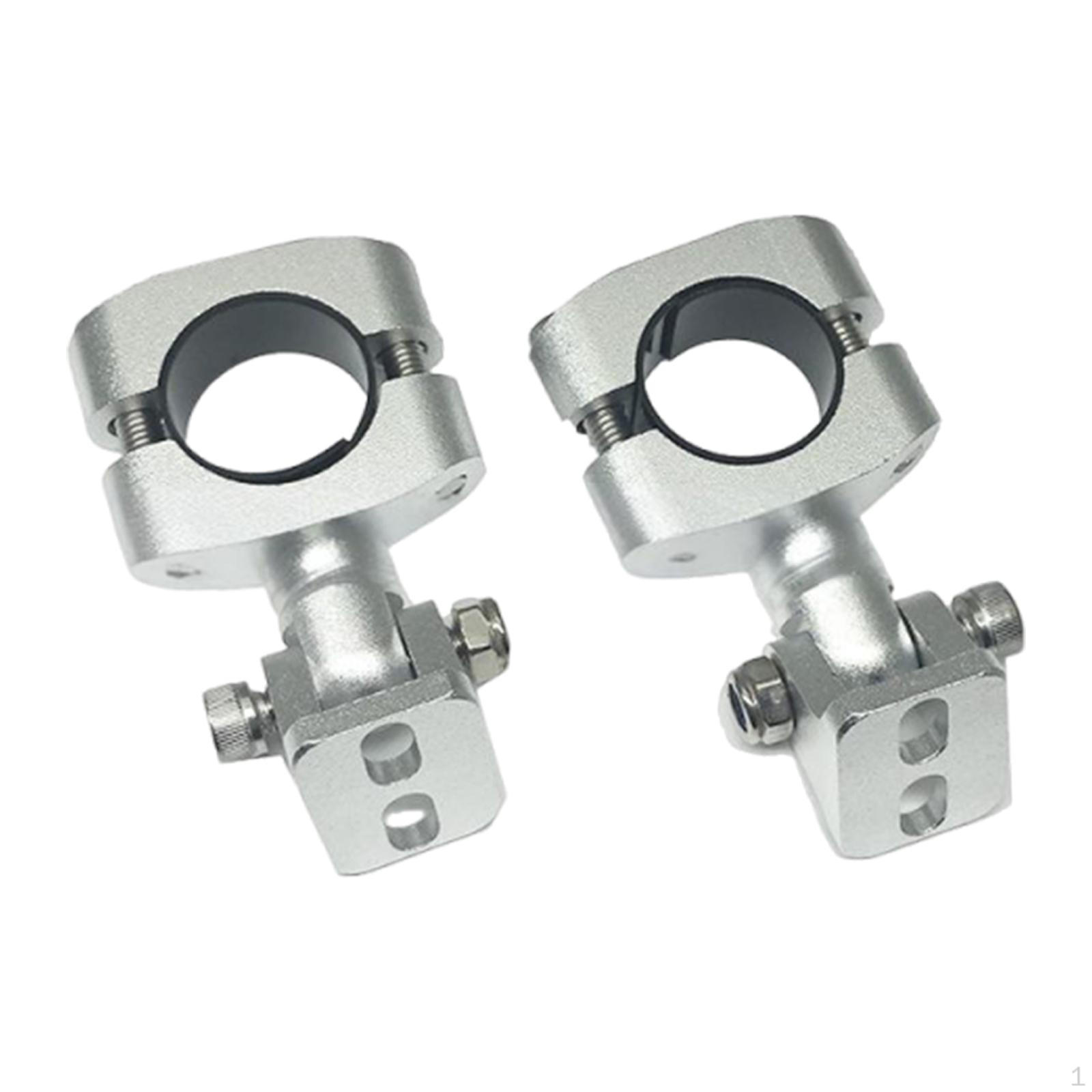 2 Pieces Mount Swivel Bracket Fits 22-25mm Bar Lightweight Accessory Vibration Repair Parts Direct Silvery
2 Pieces Mount Swivel Bracket Fits 22-25mm Bar Lightweight Accessory Vibration Repair Parts Direct Silvery