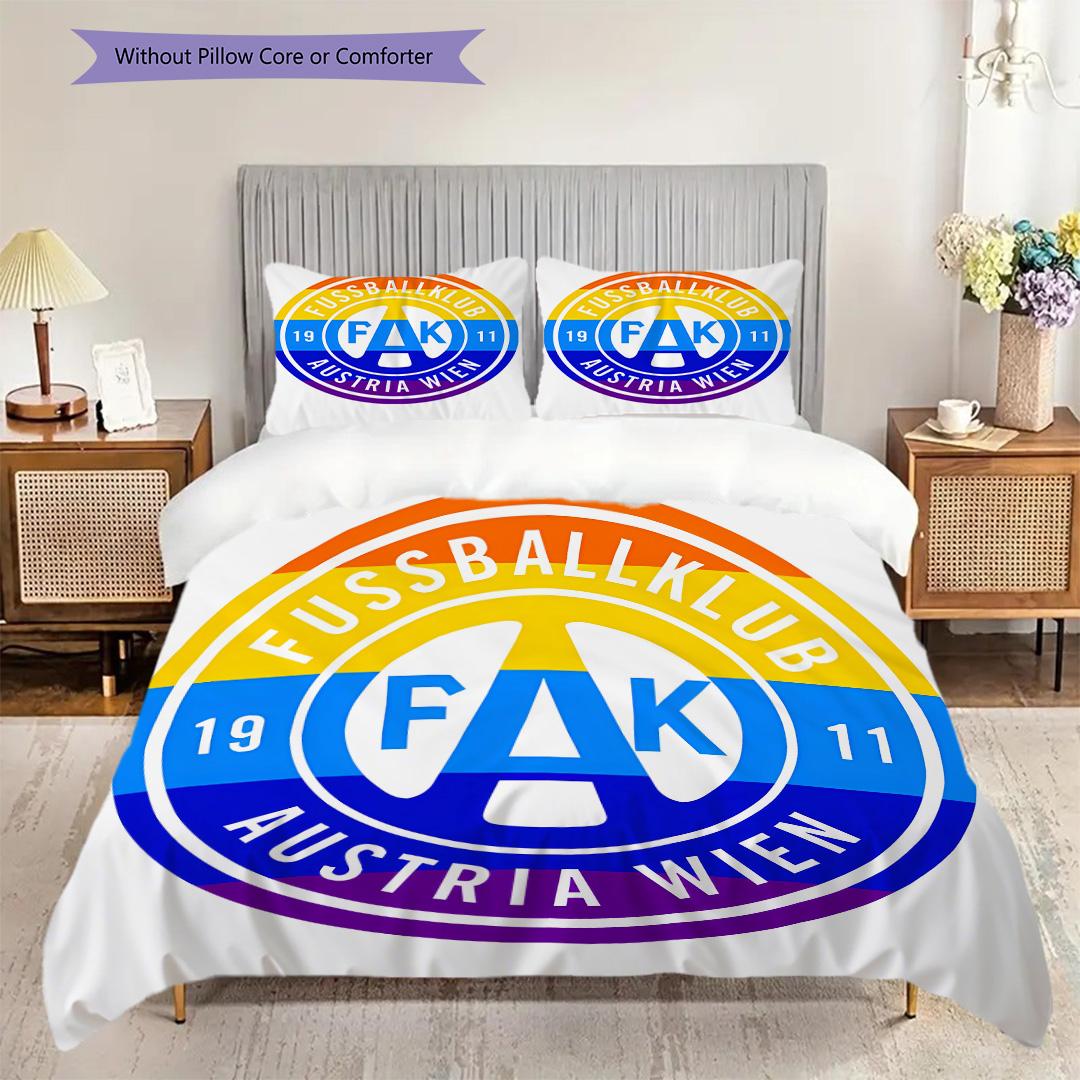 FK Austria Wien Pattern Bedding Quilt Set Quilt Cover Pillowcase Home Decoration Birthday Gift (1 * duvet cover + 2 * pillowcase, without core) 220x240cm
FK Austria Wien Pattern Bedding Quilt Set Quilt Cover Pillowcase Home Decoration Birthday Gift (1 * duvet cover + 2 * pillowcase, without core) 220x240cm