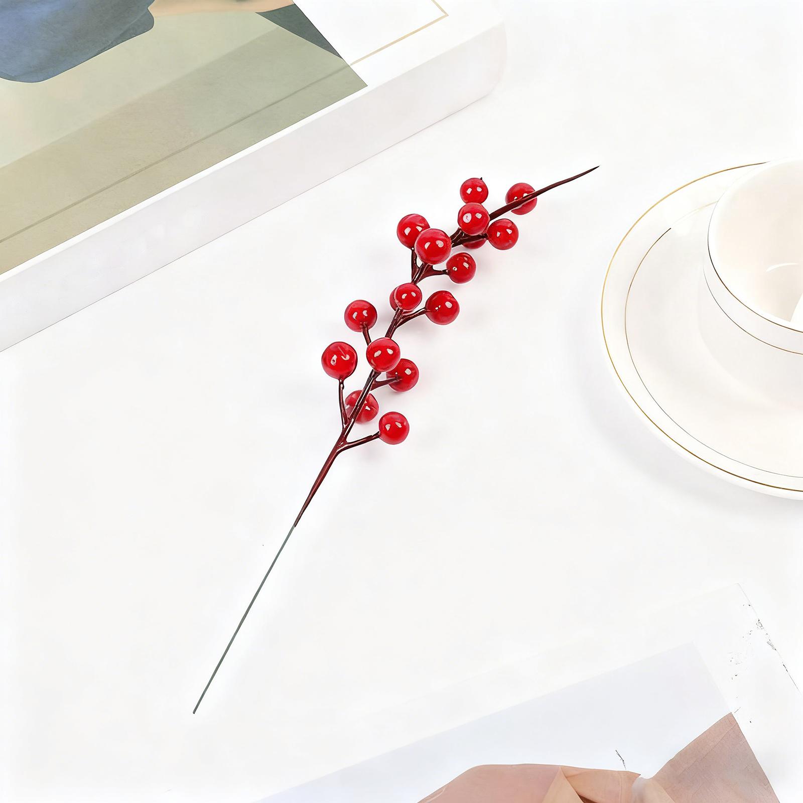 Holiday Artificial Red Berry Stem Decoration One Size
Holiday Artificial Red Berry Stem Decoration One Size
