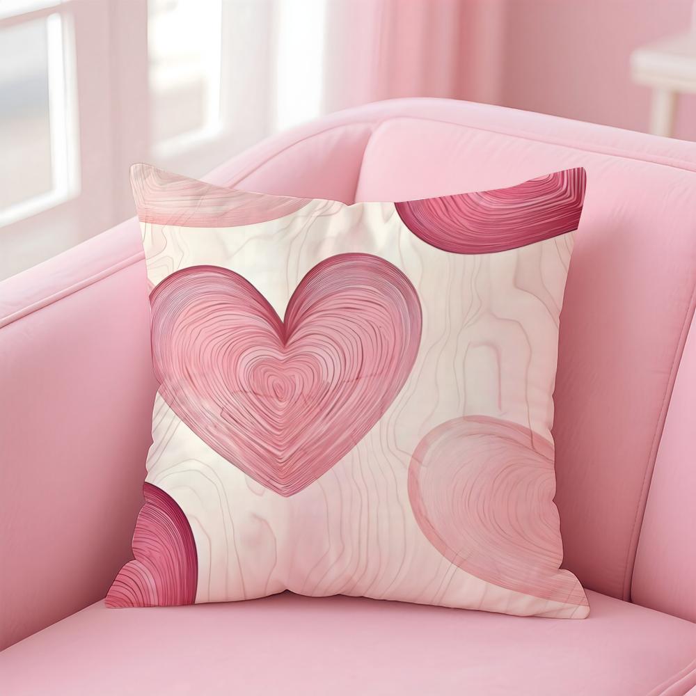 Love Pink Heart Print Cushion Cover Linen Pillowcase Cover Soft Decor for Sofa Home Room 30X30cm
Love Pink Heart Print Cushion Cover Linen Pillowcase Cover Soft Decor for Sofa Home Room 30X30cm