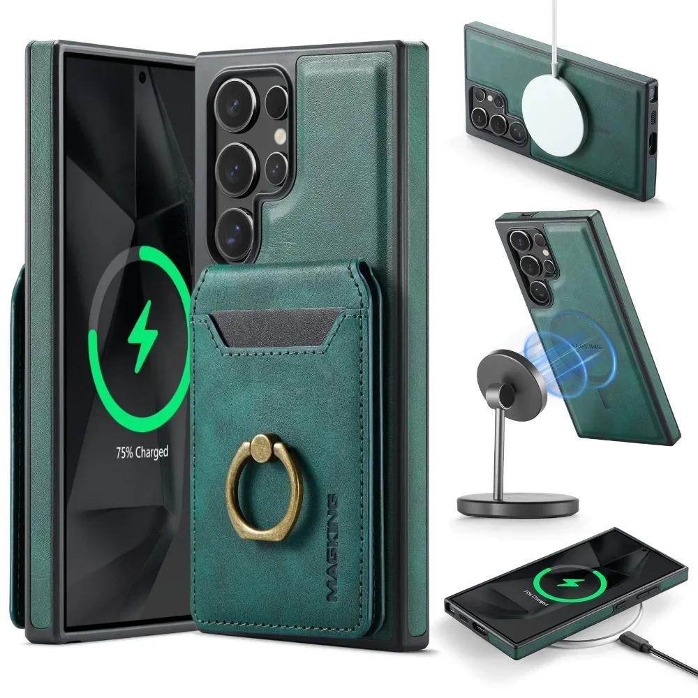 2-in-1 Detachable Magnetic Wallet with Card Holder Phone Case for Samsung Galaxy S25 Edge S24 Plus S23 S26 Ultra Leather Cover Galaxy S26 Ultra
2-in-1 Detachable Magnetic Wallet with Card Holder Phone Case for Samsung Galaxy S25 Edge S24 Plus S23 S26 Ultra Leather Cover Galaxy S26 Ultra