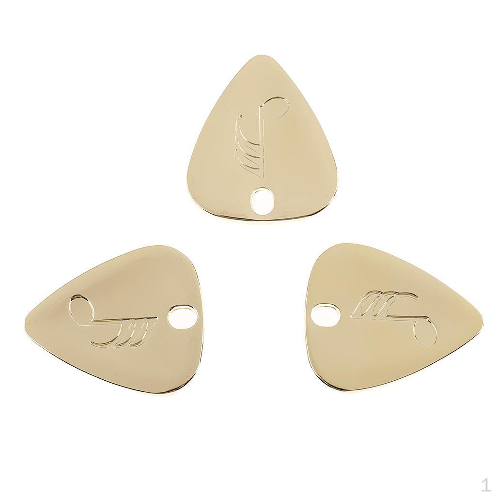 3PCS High Picks Stainless Steel for Acoustic Guitar Bass Gold Durable
3PCS High Picks Stainless Steel for Acoustic Guitar Bass Gold Durable