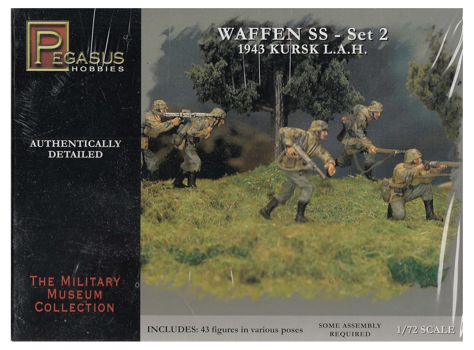 Pegasus Hobby Platz World War II German Army Waffen SS Figure Set 2 Plastic Model 1/72
Pegasus Hobby Platz World War II German Army Waffen SS Figure Set 2 Plastic Model 1/72