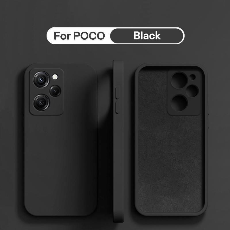 Жидкий силиконовый защитный чехол для Xiaomi POCO F5 X5 X3 M3 M4 X4 Pro NFC F3 F4 GT Мягкая задняя крышка для телефона Защитные аксессуары For POCO F5 чёрный
Жидкий силиконовый защитный чехол для Xiaomi POCO F5 X5 X3 M3 M4 X4 Pro NFC F3 F4 GT Мягкая задняя крышка для телефона Защитные аксессуары For POCO F5 чёрный