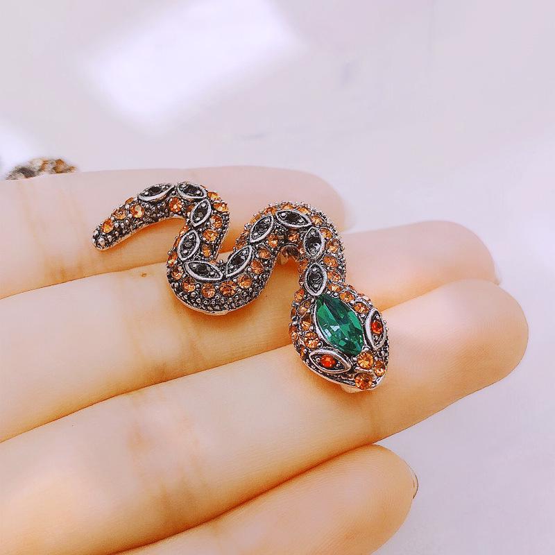 Personalized Diamond Snake Brooch & Python Scarf Accessory 
Personalized Diamond Snake Brooch & Python Scarf Accessory