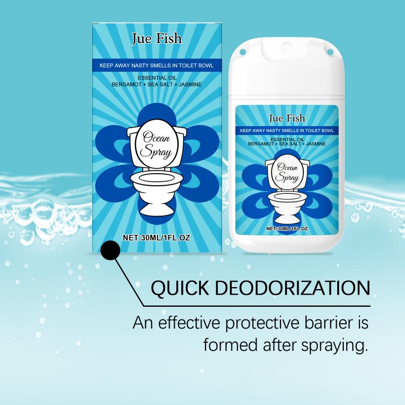 Jue Fish 30Ml Portable Toilet Spray Powerful Cleaning Long-Lasting Fragrance Bathroom Air Freshener Cleaner 1pcs
Jue Fish 30Ml Portable Toilet Spray Powerful Cleaning Long-Lasting Fragrance Bathroom Air Freshener Cleaner 1pcs
