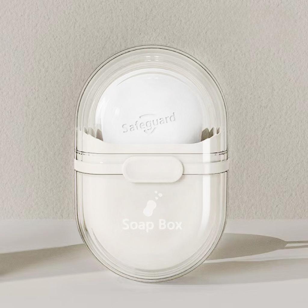 Travel Soap Box Sealed with Cover Drain Creative Wash Soap Box Portable Travel Soap Drain Box
Travel Soap Box Sealed with Cover Drain Creative Wash Soap Box Portable Travel Soap Drain Box