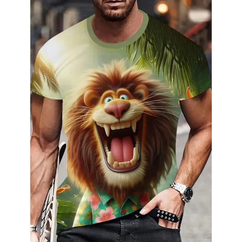New Casual and Versatile High-quality Men s 3D Fun and Personalized Printed Animal Short Sleeved T-shirt S
New Casual and Versatile High-quality Men s 3D Fun and Personalized Printed Animal Short Sleeved T-shirt S