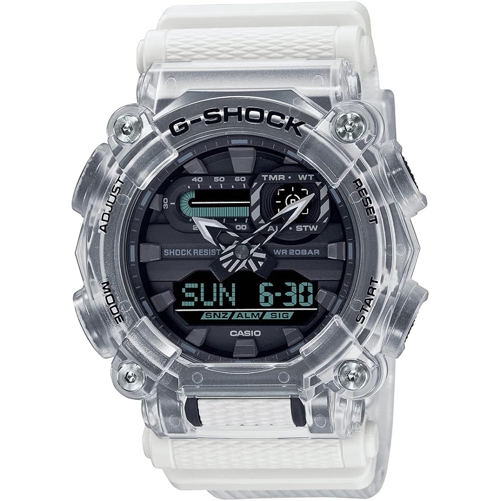 Casio G-Shock Digital Analog Men s Watch Black Dial Resin White Sports
Casio G-Shock Digital Analog Men s Watch Black Dial Resin White Sports