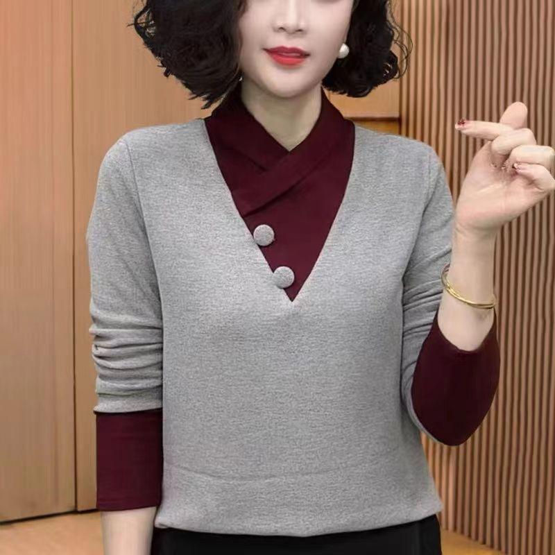 2025 winter new fashion versatile cross-neck double-sided German velvet temperament bottoming shirt women s thermal top 4XL
2025 winter new fashion versatile cross-neck double-sided German velvet temperament bottoming shirt women s thermal top 4XL