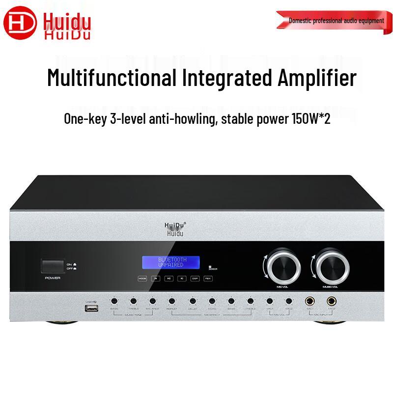 HuiDu LX-150 Professional Meeting & KTV Integrated DSP Amplifier (CN version)
HuiDu LX-150 Professional Meeting & KTV Integrated DSP Amplifier (CN version)
