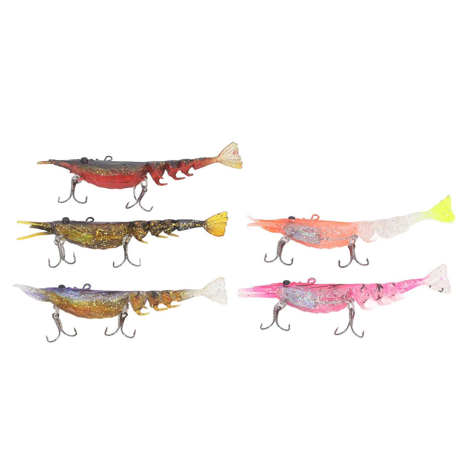 5 шт. Мягкие рыболовные приманки Многоцелевая имитация Многосекционные крючки из углеродистой стали Компактная рыбалка
5 шт. Мягкие рыболовные приманки Многоцелевая имитация Многосекционные крючки из углеродистой стали Компактная рыбалка