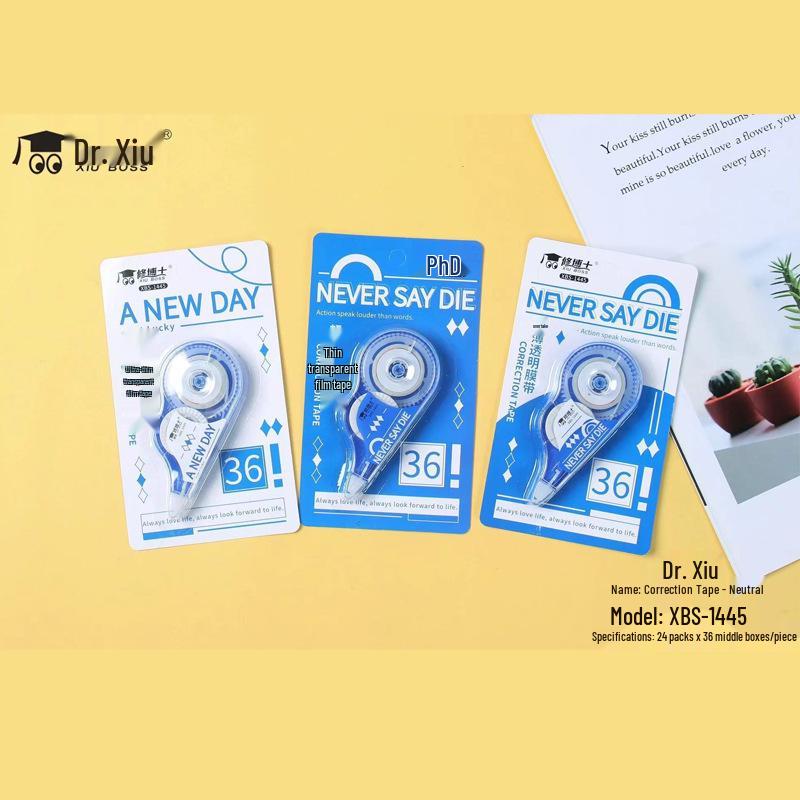 Cartoon Cute Student Correction Tape with Replaceable Core - Mini Erasable Tape for Students
Cartoon Cute Student Correction Tape with Replaceable Core - Mini Erasable Tape for Students