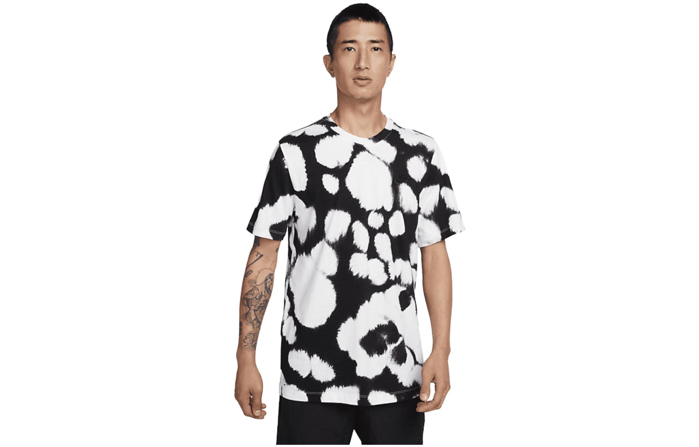 Nike T Shirts Men s Black White Crew Neck Moderate Straight Fit DM6433-100 M
Nike T Shirts Men s Black White Crew Neck Moderate Straight Fit DM6433-100 M