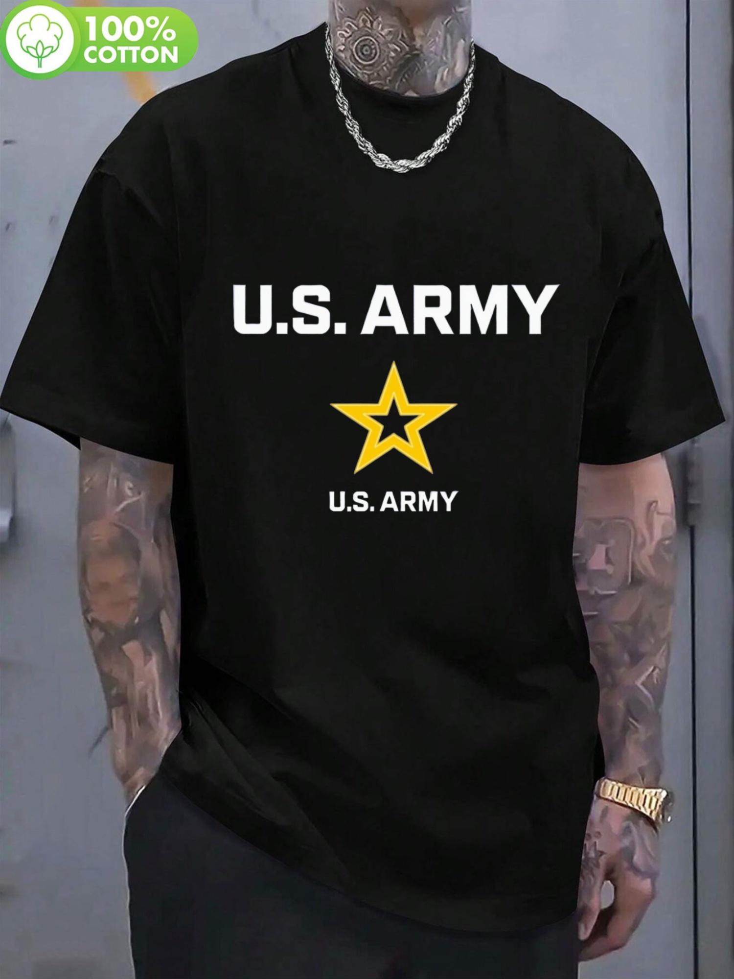 U.S. Army Star Print T-shirt - 100% Cotton M
U.S. Army Star Print T-shirt - 100% Cotton M