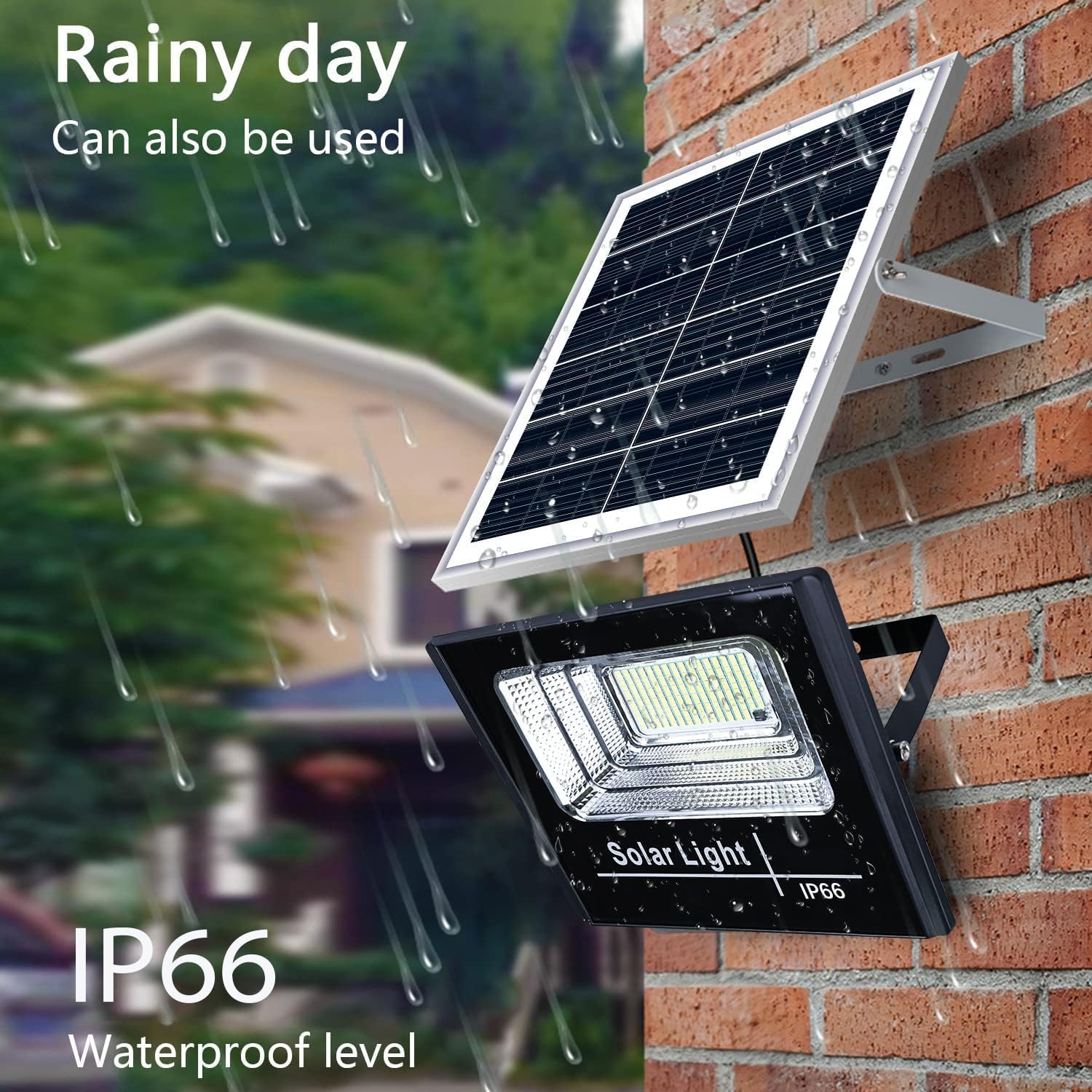 UT Solar Lights Outdoor, 56 LEDs Solar Security Light with Remote Control, IP66 Waterproof, Auto Dusk to Dawn, Equivalent 20W LE 100 Watts
UT Solar Lights Outdoor, 56 LEDs Solar Security Light with Remote Control, IP66 Waterproof, Auto Dusk to Dawn, Equivalent 20W LE 100 Watts