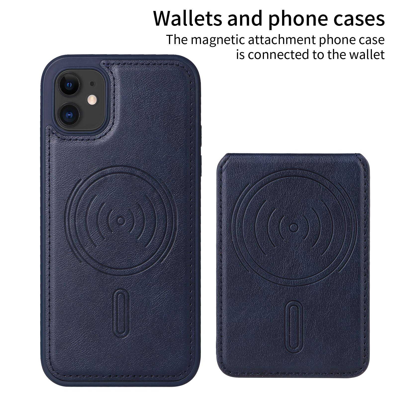 For iPhone 11 Magnetic Case BETOPNICE RFID Blocking Leather Phone Back Cover with Detachable Card Bag Blue
For iPhone 11 Magnetic Case BETOPNICE RFID Blocking Leather Phone Back Cover with Detachable Card Bag Blue