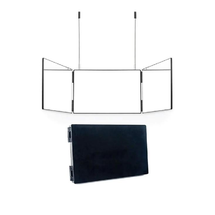 Трехстворчатое светодиодное зеркало для самостоятельной стрижки, зеркало для макияжа с подсветкой, регулируемая высота, трехстороннее зеркало для самостоятельной стрижки, стекло высокой четкости, трехстороннее зеркало Black No LED
Трехстворчатое светодиодное зеркало для самостоятельной стрижки, зеркало для макияжа с подсветкой, регулируемая высота, трехстороннее зеркало для самостоятельной стрижки, стекло высокой четкости, трехстороннее зеркало Black No LED