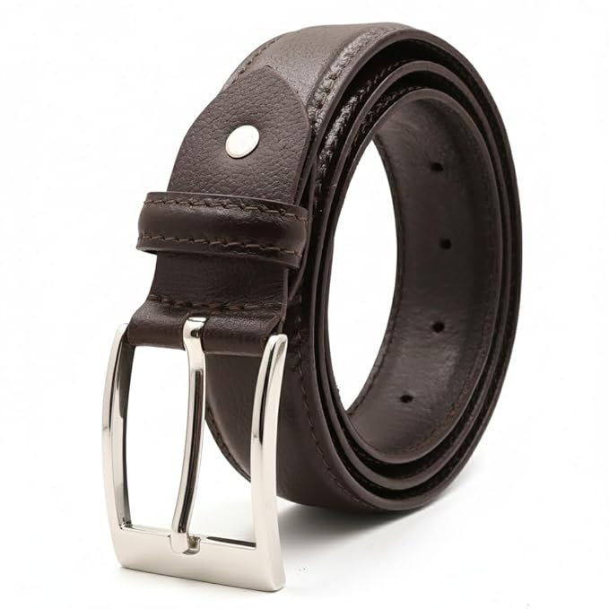 Genuine Leather Belt for Men with Adjustable Metal Buckle, Formal & Casual Waist Belt for Jeans Office Party & Daily Wear 42 коричневий
Genuine Leather Belt for Men with Adjustable Metal Buckle, Formal & Casual Waist Belt for Jeans Office Party & Daily Wear 42 коричневий