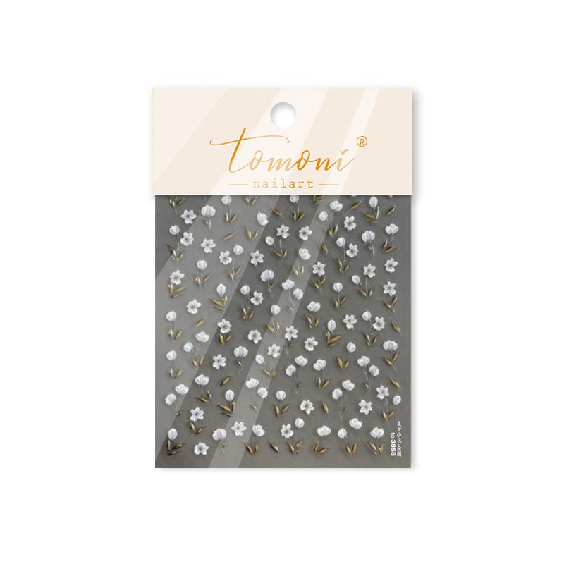 Металлические наклейки для ногтей Tomoni Retro Flower - Японская канцелярия, смешанные стили
Металлические наклейки для ногтей Tomoni Retro Flower - Японская канцелярия, смешанные стили