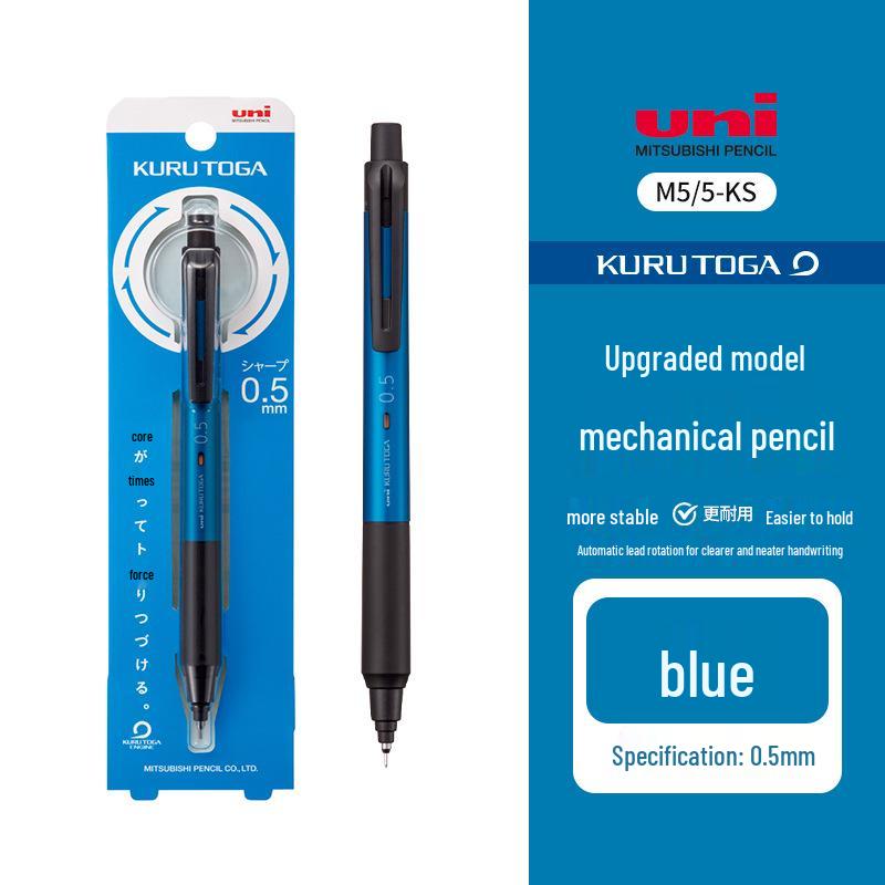 Uni Mitsubishi Auto-Rotating Mechanical Pencil 0.5mm - Enhanced Version, Break-Resistant Lead (M3/5-KS) HB
Uni Mitsubishi Auto-Rotating Mechanical Pencil 0.5mm - Enhanced Version, Break-Resistant Lead (M3/5-KS) HB