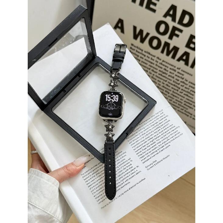 Luxury Diamond Strap for Apple Watch Bands S10 8 9 SE 7 6 Star Leather Women Wristband for iWatch 45 42 46 49 41 44 Ultra 46mm 46mm(S10) чорний
Luxury Diamond Strap for Apple Watch Bands S10 8 9 SE 7 6 Star Leather Women Wristband for iWatch 45 42 46 49 41 44 Ultra 46mm 46mm(S10) чорний