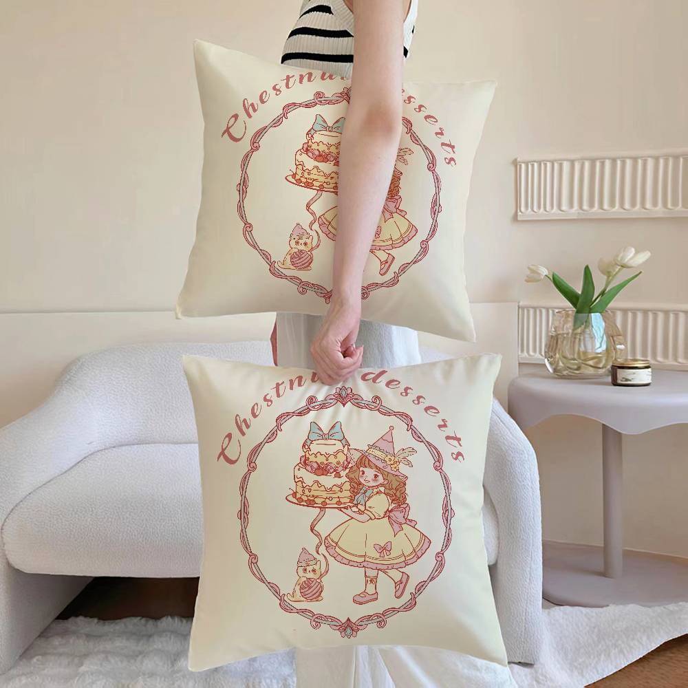 Cute girl Pillow Case Sofa and Living Room Decorative Cushion Covers Dust-proof and Mite-proof Invisible Zipper 12x12Inch
Cute girl Pillow Case Sofa and Living Room Decorative Cushion Covers Dust-proof and Mite-proof Invisible Zipper 12x12Inch