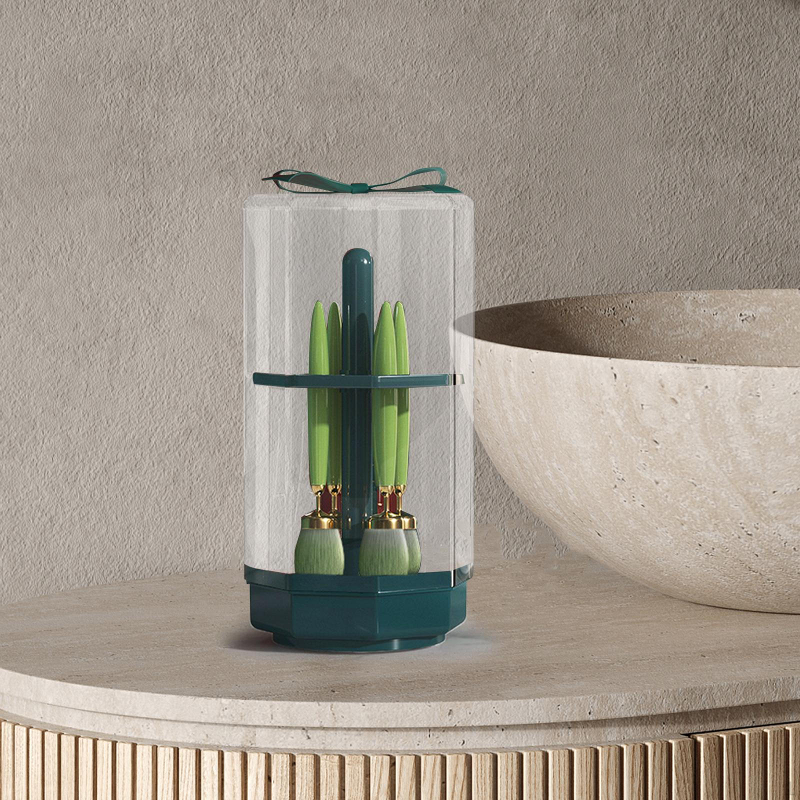 Brush Drying Rack Washing Degree Rotating Professional Tools Dryer for Desktop Bathroom зелений
Brush Drying Rack Washing Degree Rotating Professional Tools Dryer for Desktop Bathroom зелений