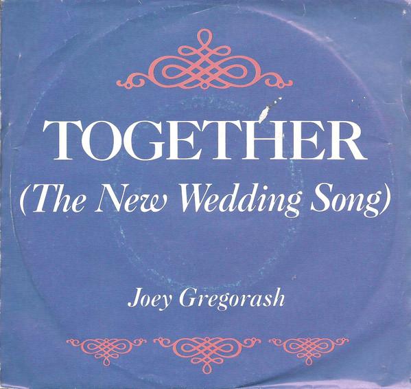 7inch Record JOEY GREGORASH - Together (The New Wedding Song) AT357 Attic 1987 Canada Rock Used
7inch Record JOEY GREGORASH - Together (The New Wedding Song) AT357 Attic 1987 Canada Rock Used