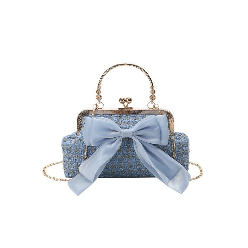 Style Socialite Dinner Bag Feminine Temperament All-matching Clip Chain Fashionable Commuting Crossbody синій
Style Socialite Dinner Bag Feminine Temperament All-matching Clip Chain Fashionable Commuting Crossbody синій