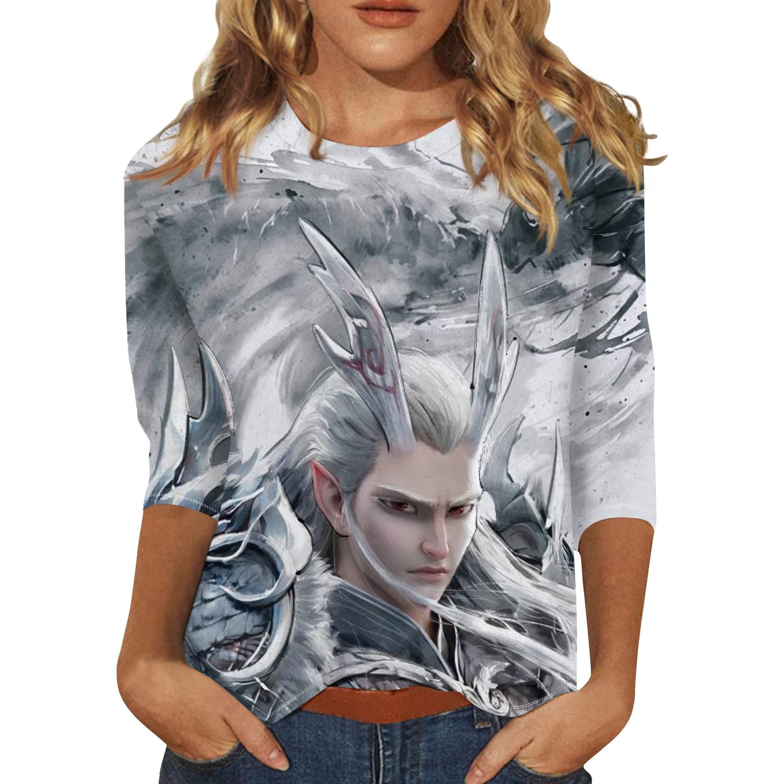 Женская мода свободный повседневный топ с семью рукавами и круглым вырезом XL белый
Женская мода свободный повседневный топ с семью рукавами и круглым вырезом XL белый