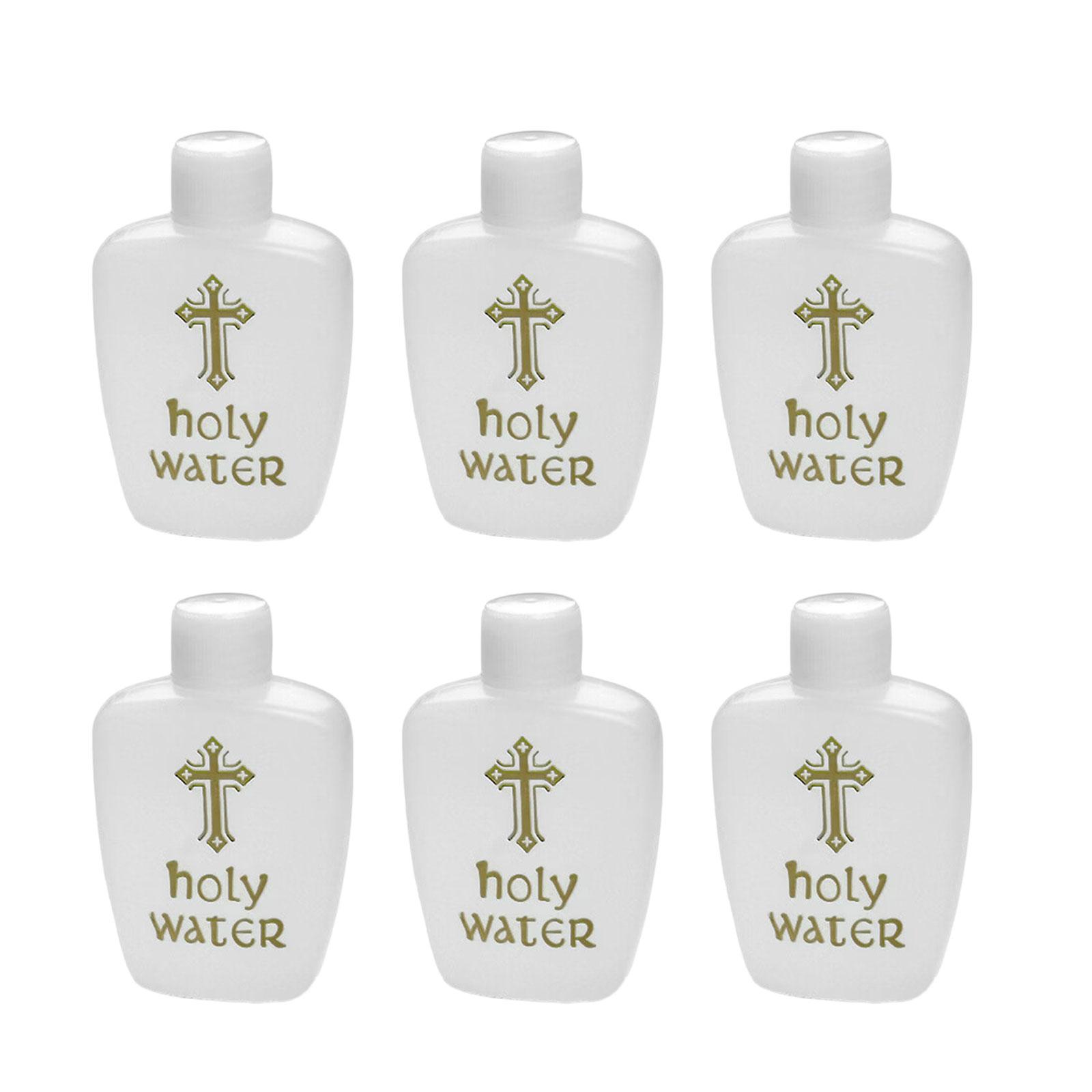 Holy Water Container Plastic Empty Container with Gold Crosses Holy Water Bottles for Catholic Christian First Communion 60ml
Holy Water Container Plastic Empty Container with Gold Crosses Holy Water Bottles for Catholic Christian First Communion 60ml